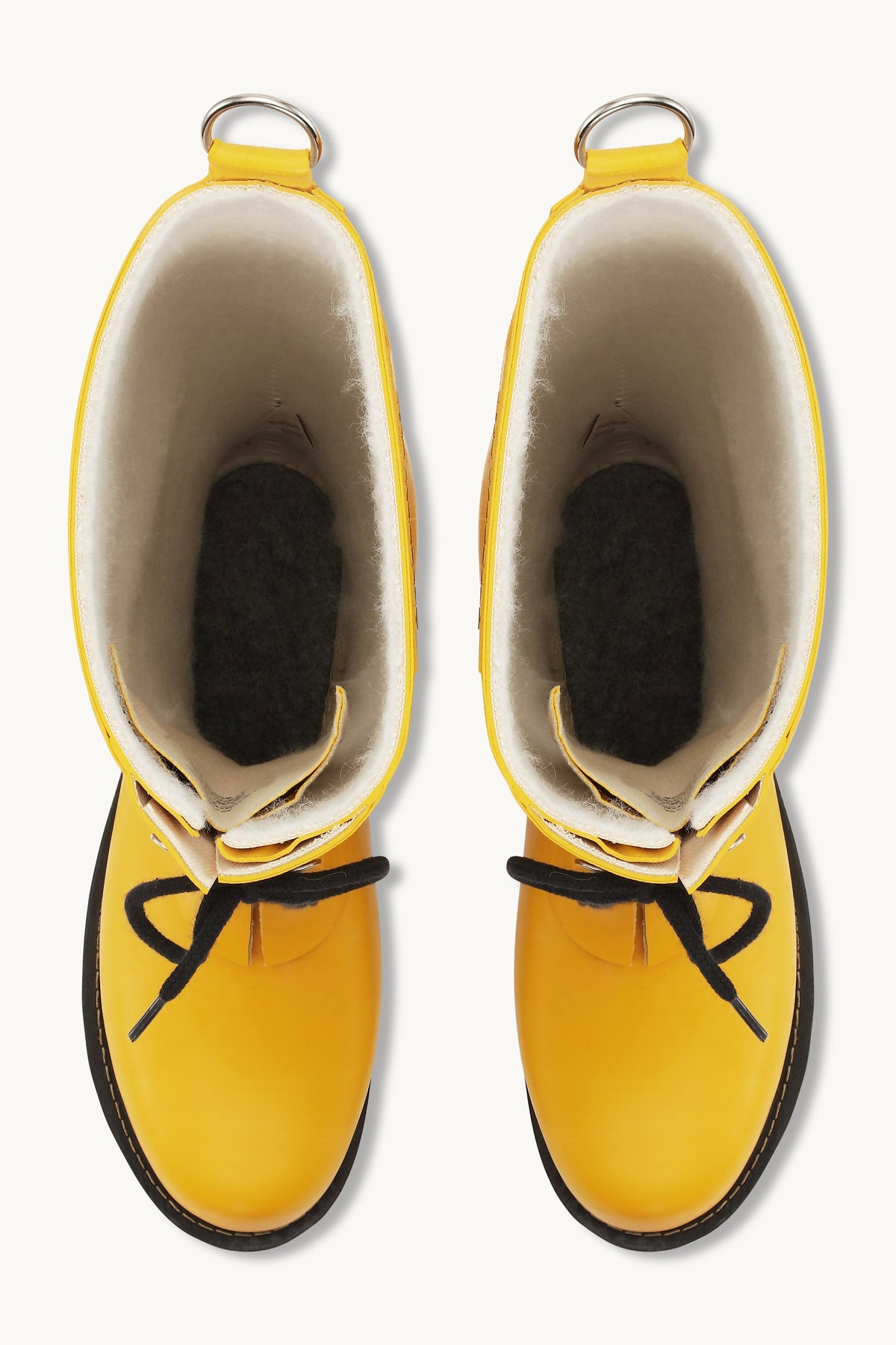 Long Rubber Boots - Cyber Yellow