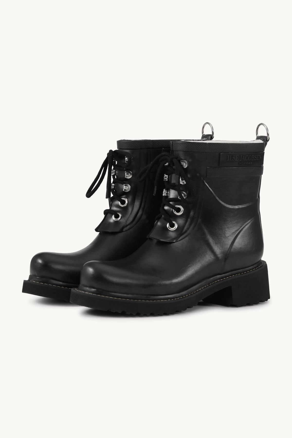 Short Rubber Boots - Black Black