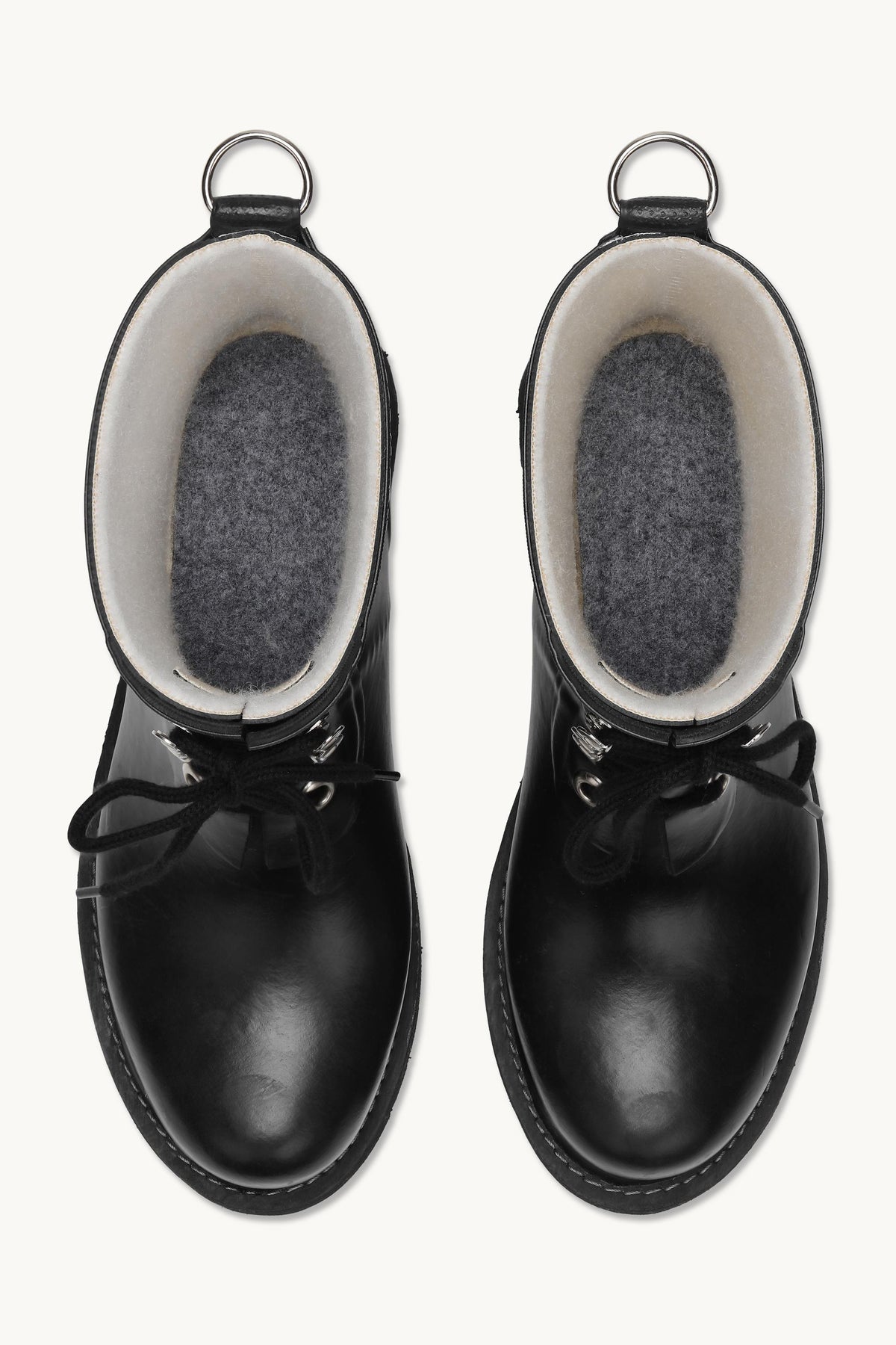 Short Rubber Boots - Black Black