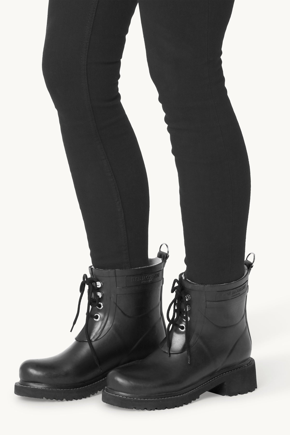 Short Rubber Boots - Black Black