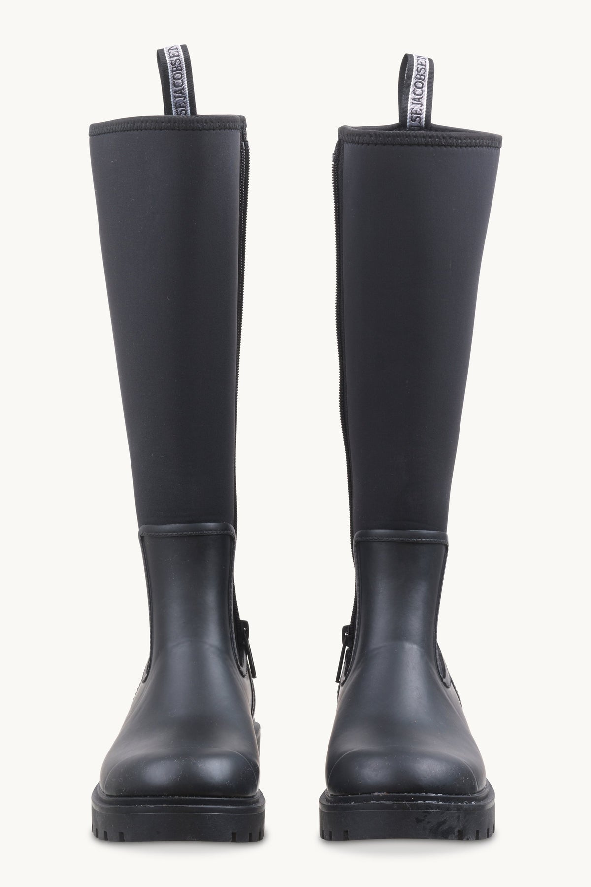 Neoprene Rain Boot - Black Black