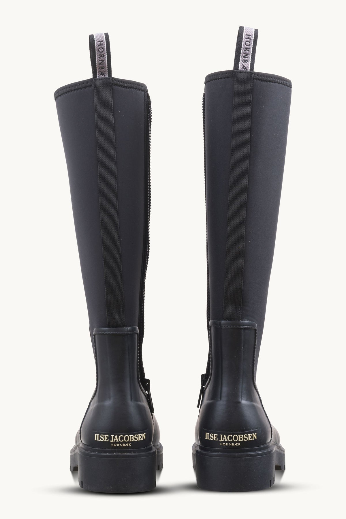 Neoprene Rain Boot - Black Black