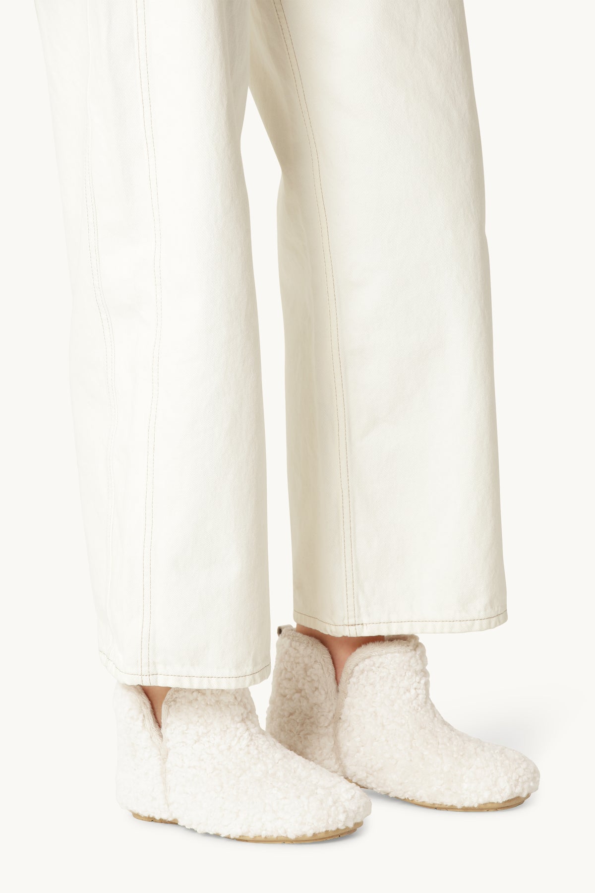 Cosy Ankle Boot - Milk Creme Wheat