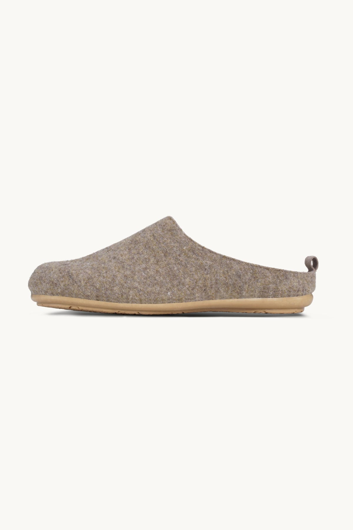 Woolen Slipper Mules - Wheat Wheat