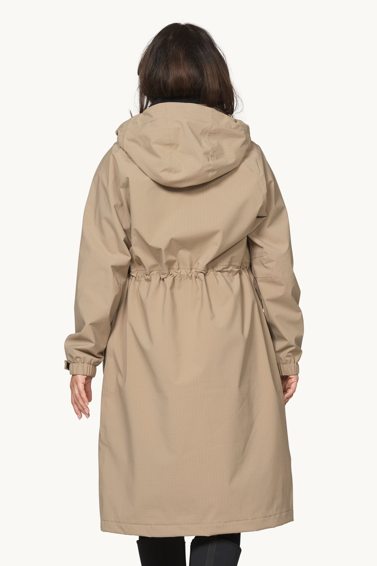 Long Winter Coat - Greige