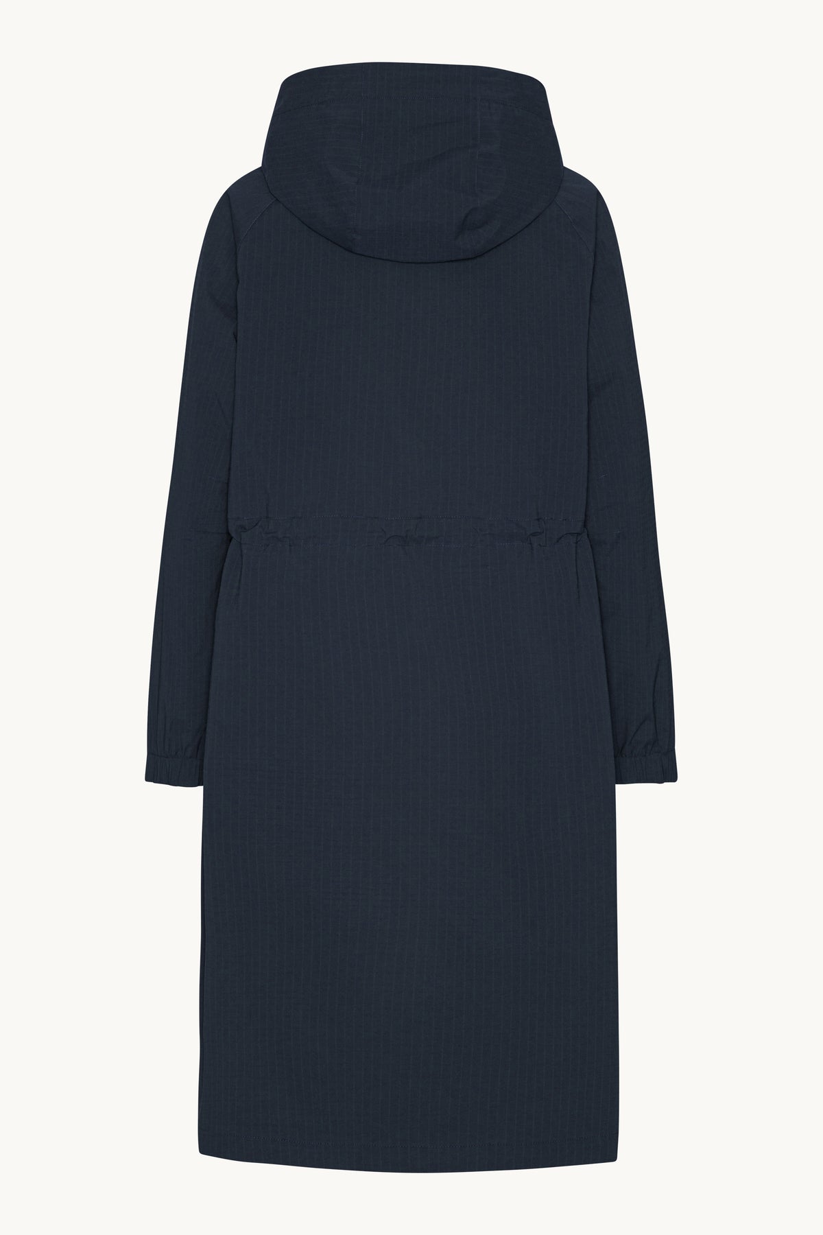 Long Winter Coat - Dark Indigo