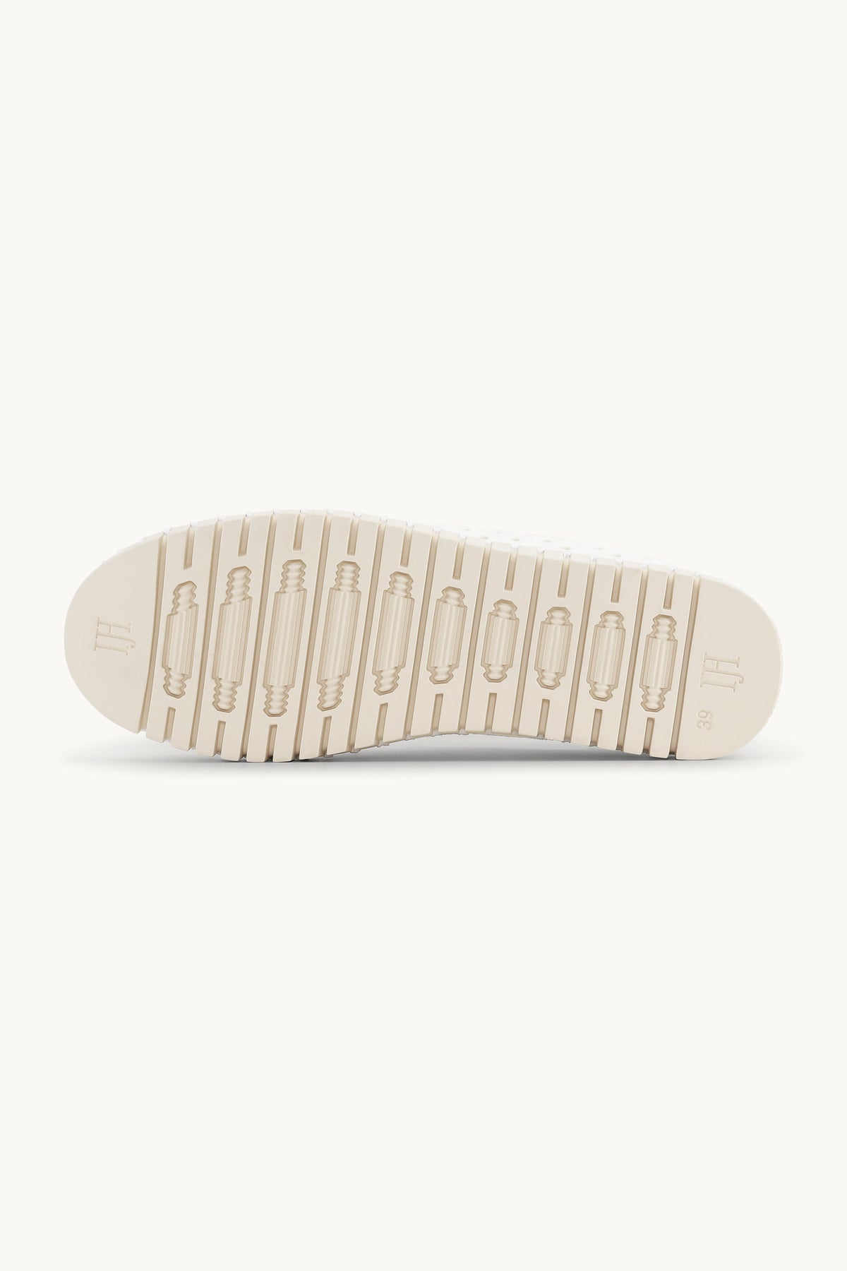 Laser-cut Slip-on Shoes on Flat Sole - White