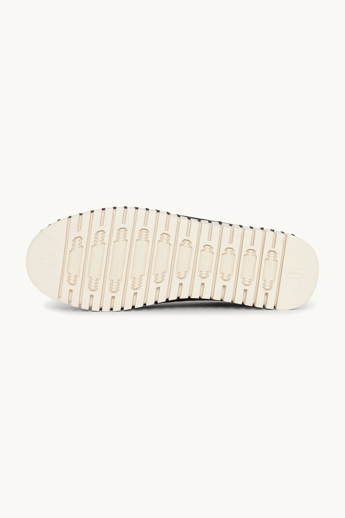 Laser-cut Slip-on Shoes on Platform Sole - Black