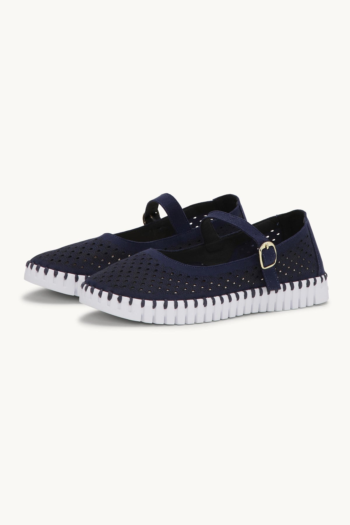Tulip Ballerina - Dark Indigo White