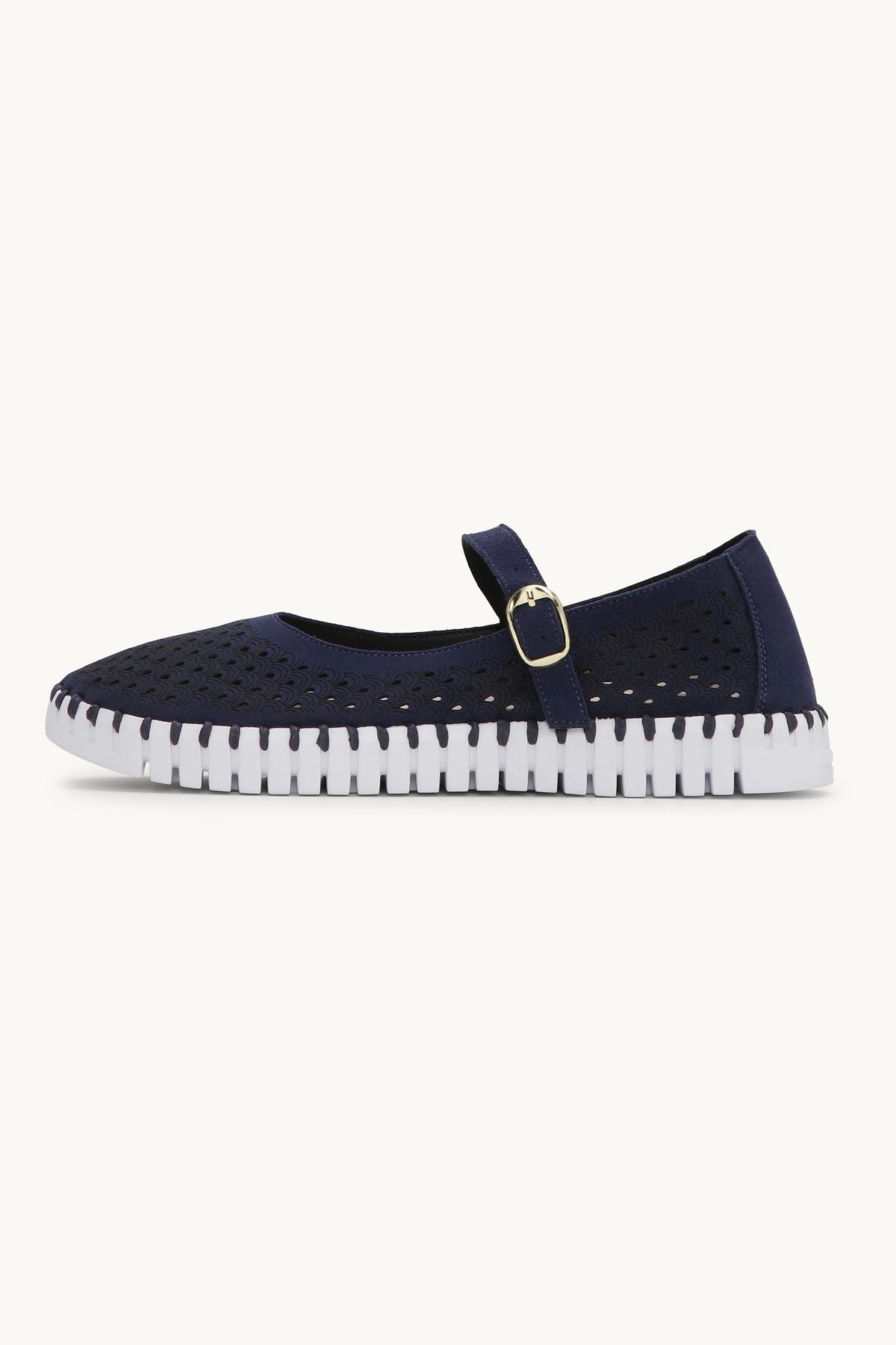 Tulip Ballerina - Dark Indigo White
