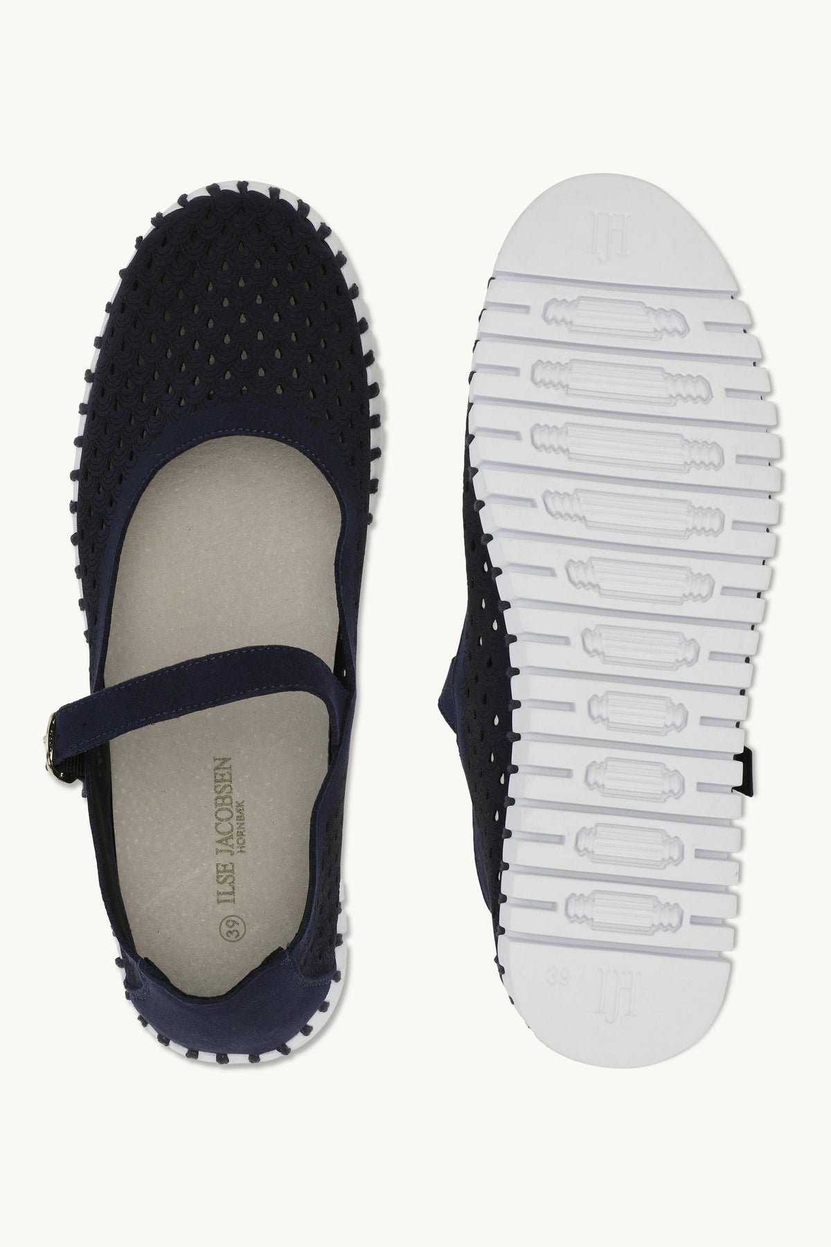 Tulip Ballerina - Dark Indigo White