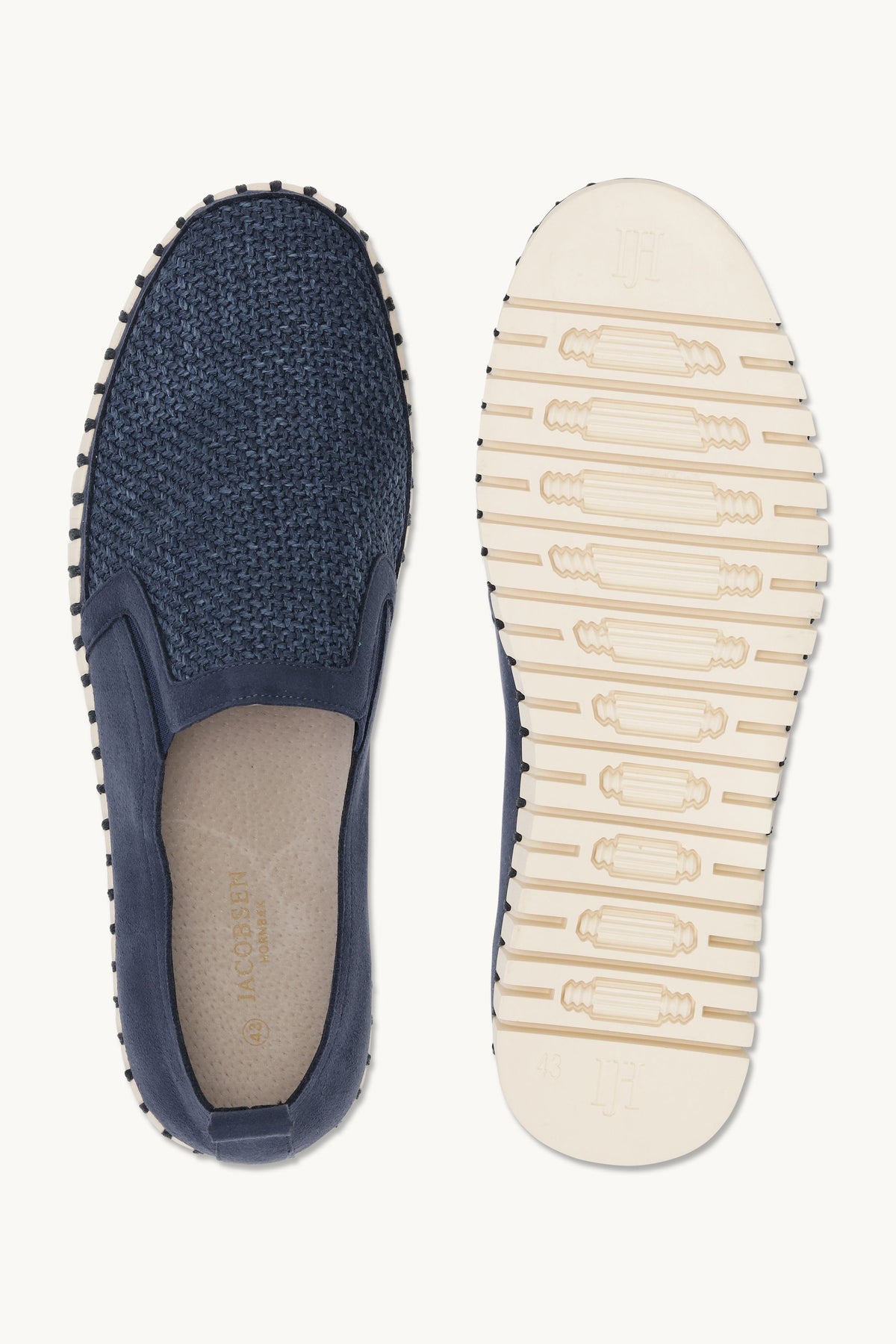 Tulip Slip-On Men - Ensign Blue Pearled Ivory