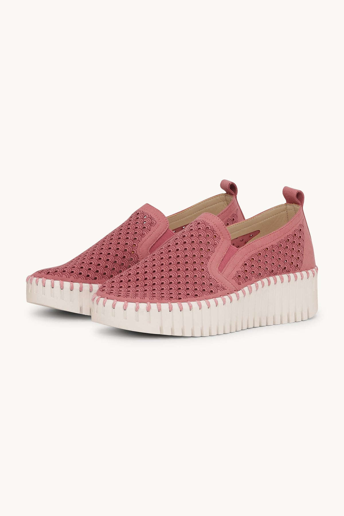 Tulip Slip-On - Rouge Pearled Ivory