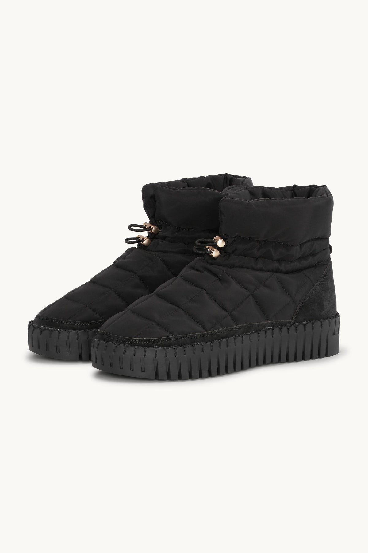 Tulip Padded Winter Boot - Black Black