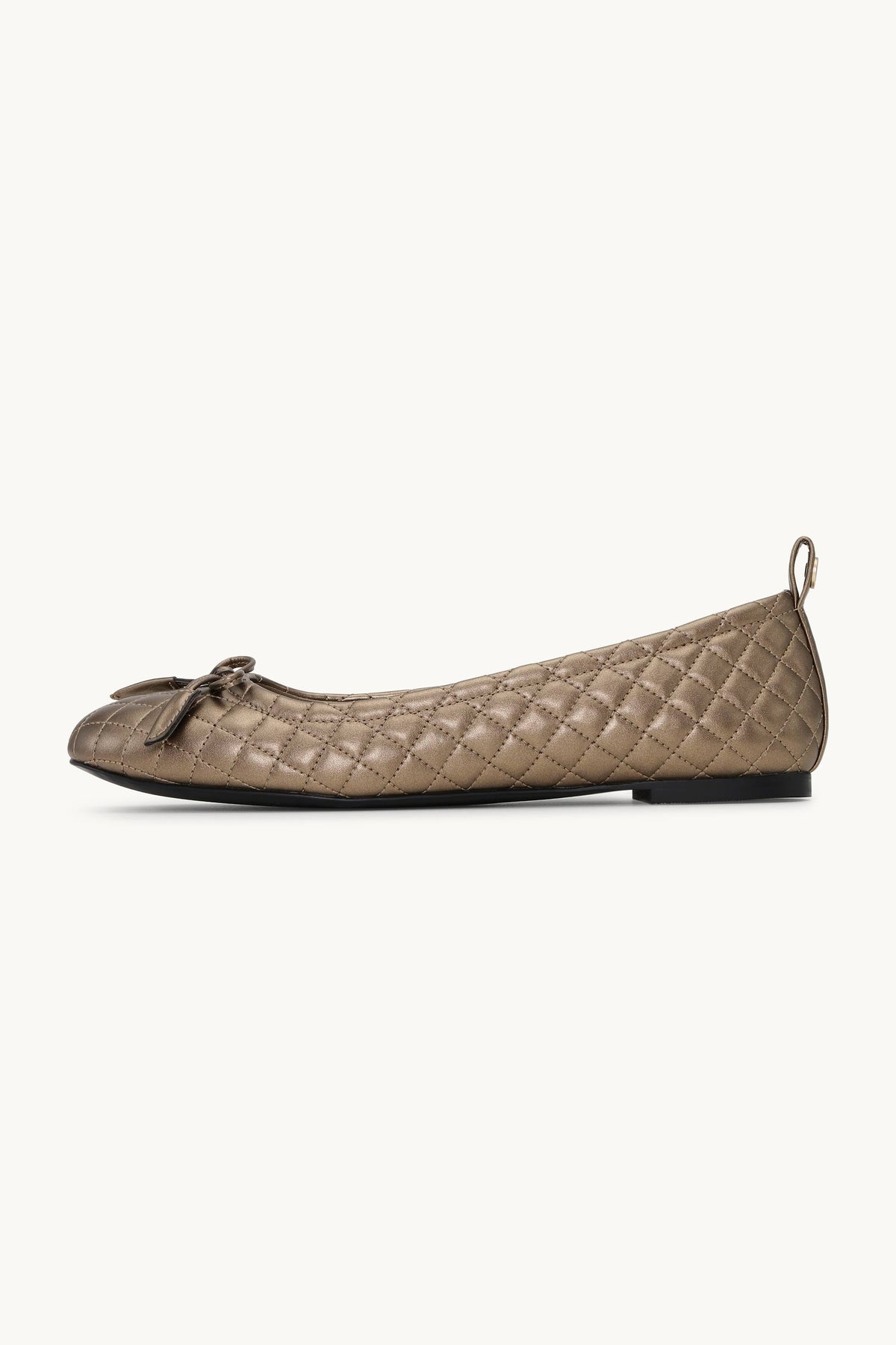 Quilted Ballerina - Metallic Copper Black