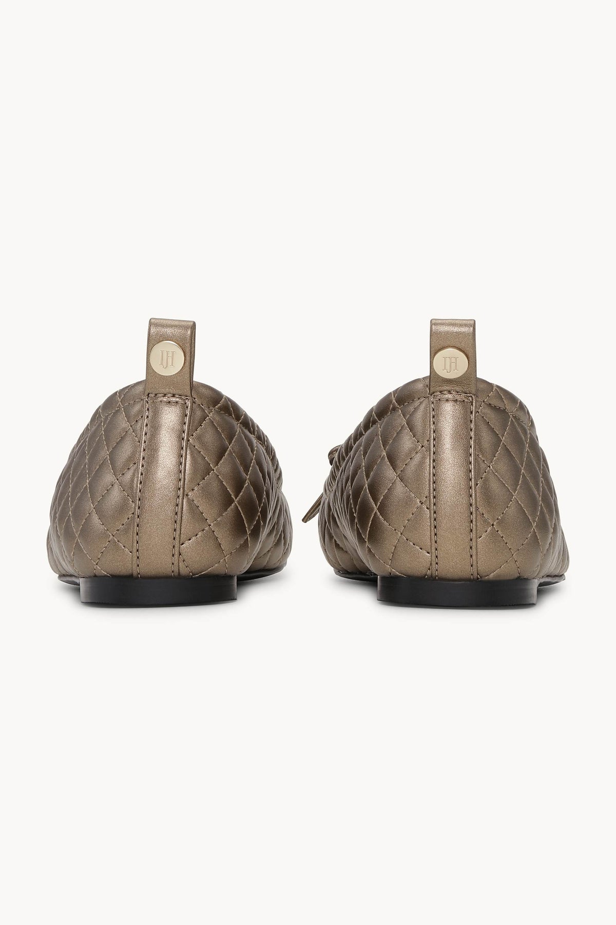 Quilted Ballerina - Metallic Copper Black
