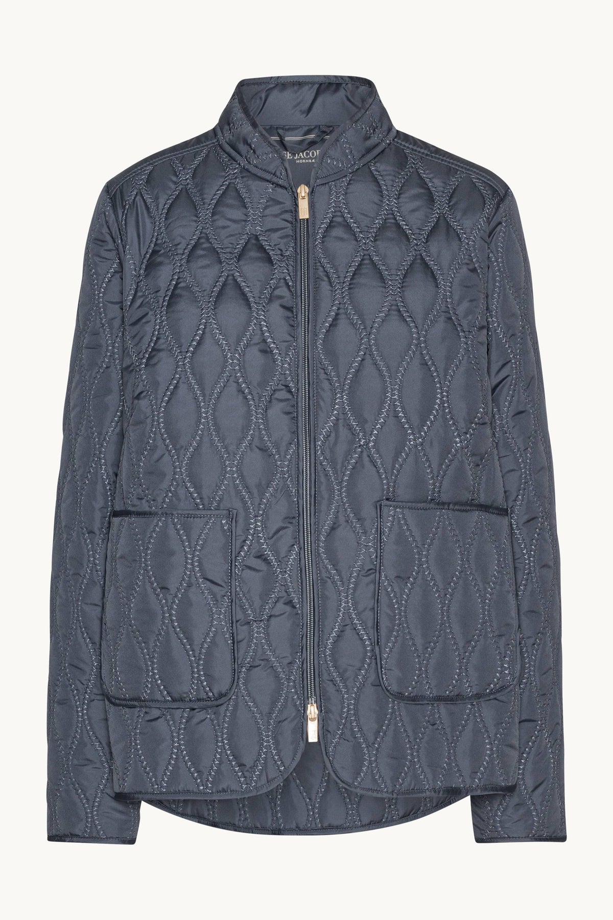Short Quilt Jacket - Ombre Blue