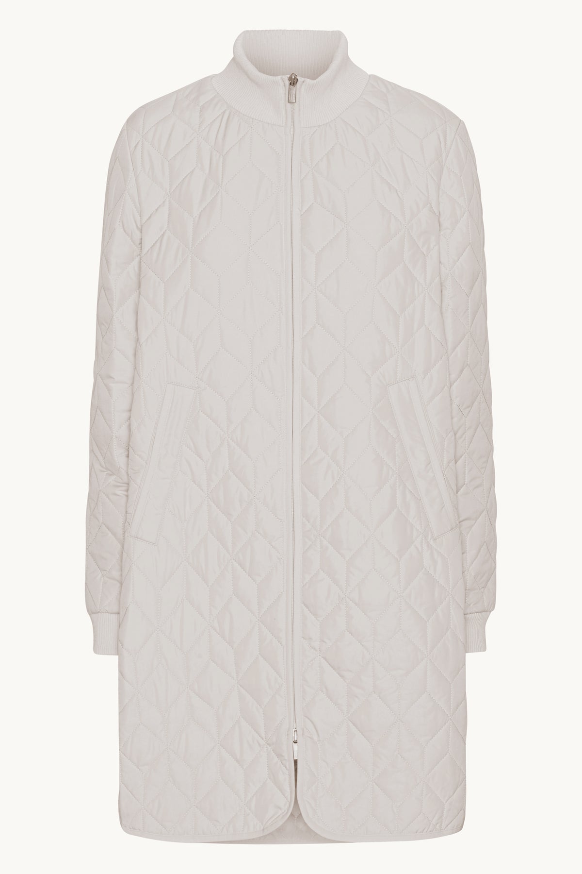 Long A-Lined Quilted Jacket - Kit
