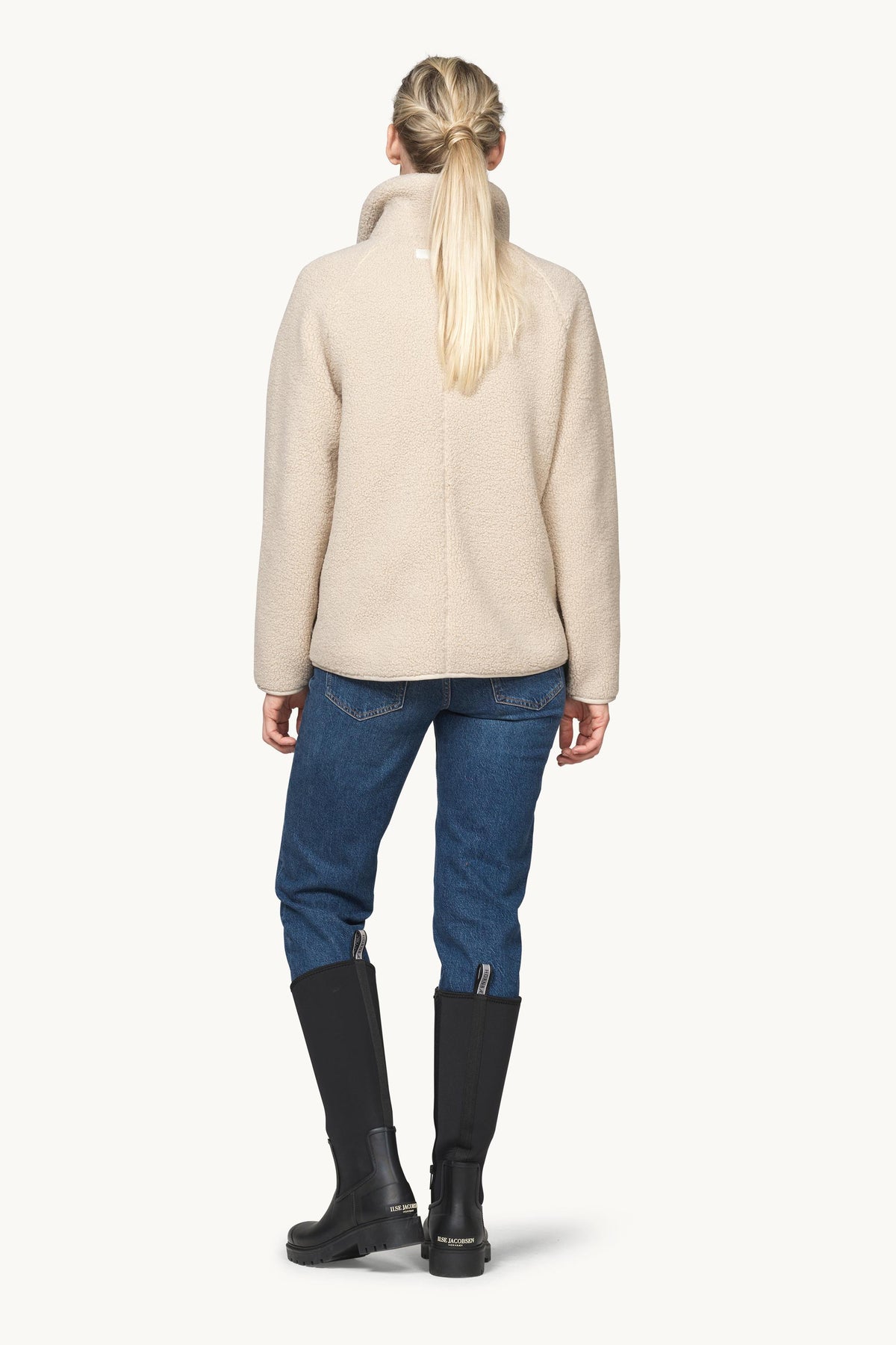 Short Soft Pile Jacket with Zipper - Kit
