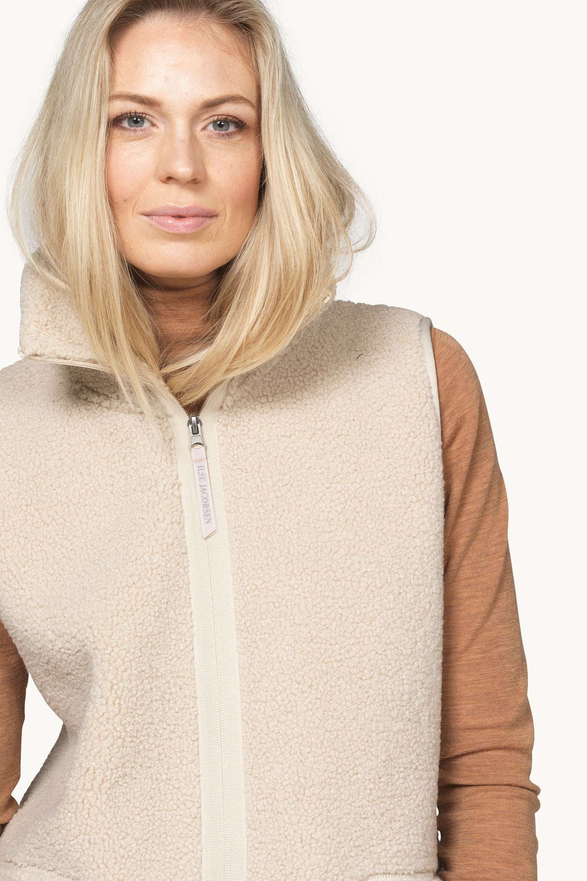 Long Soft Pile Vest with Zipper - Kit