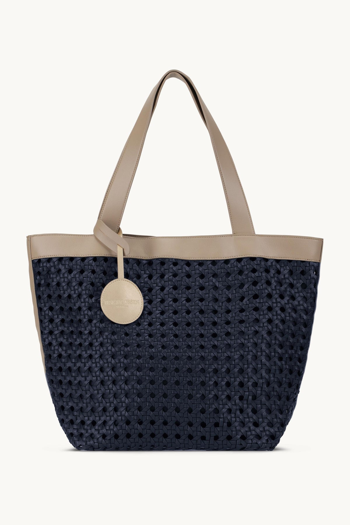 Braided Shopper - Dark Indigo Sand Pile