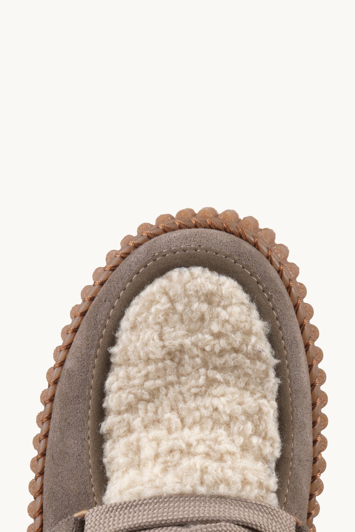Suede Boots With Shoelaces - Falcon Clay