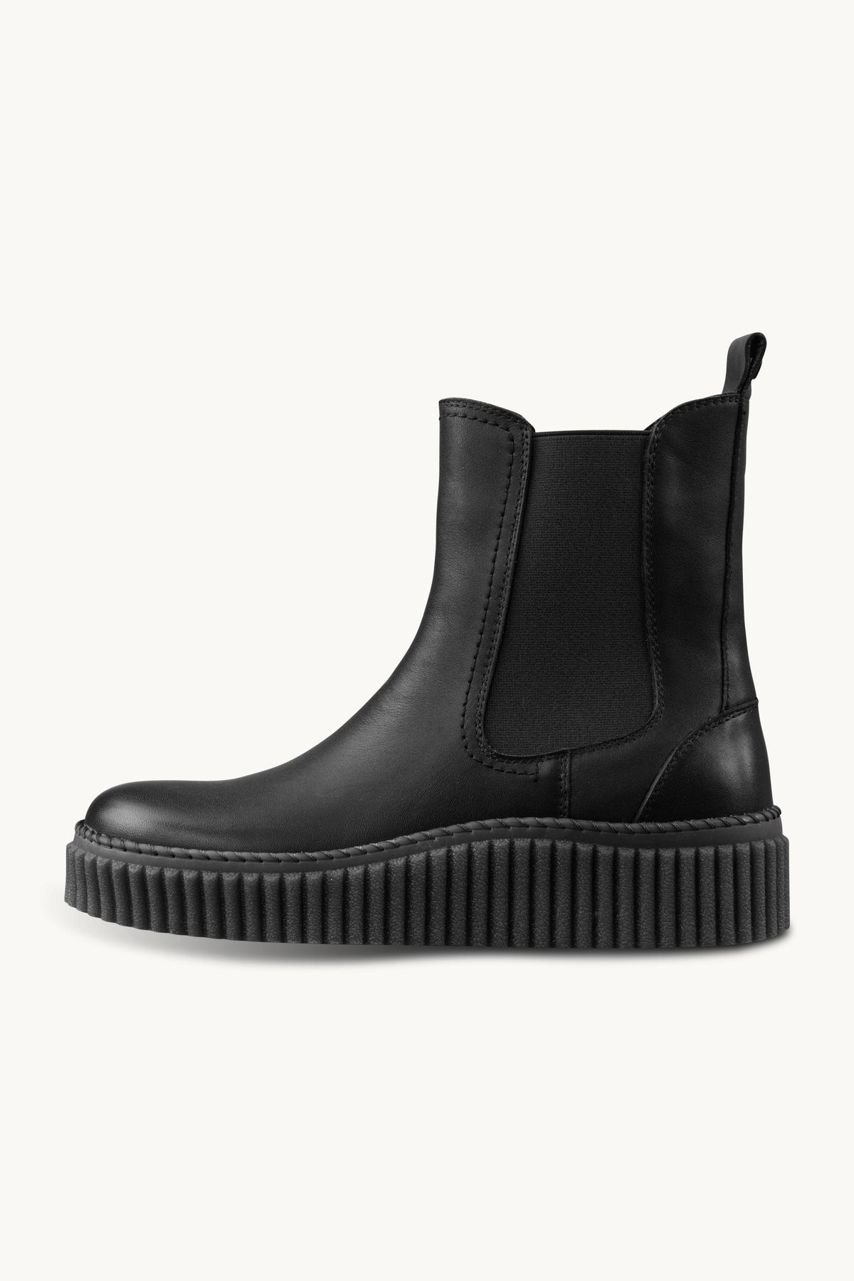 Leather Chelsea Boots - Black Black