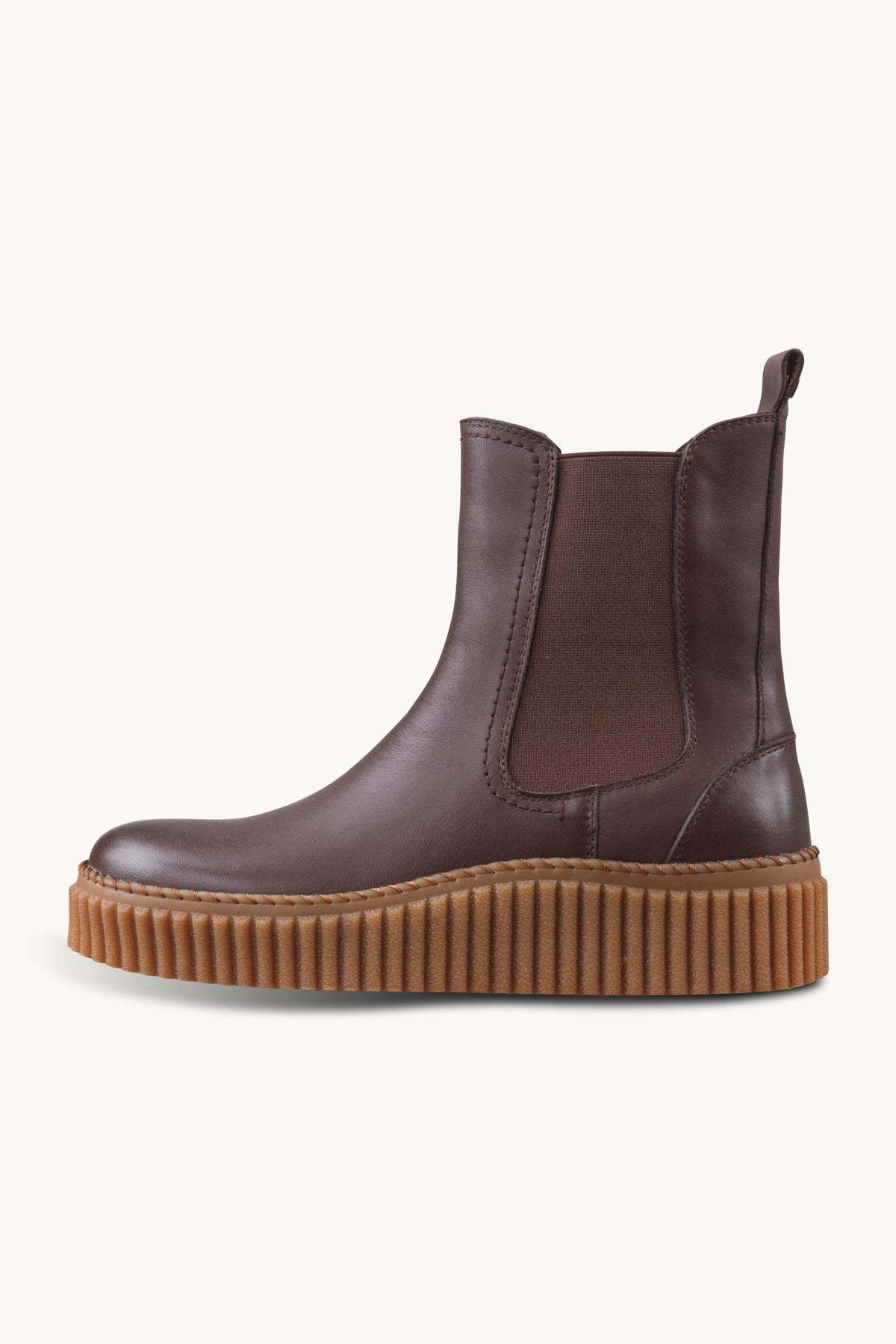 Leather Chelsea Boots - Brown Clay