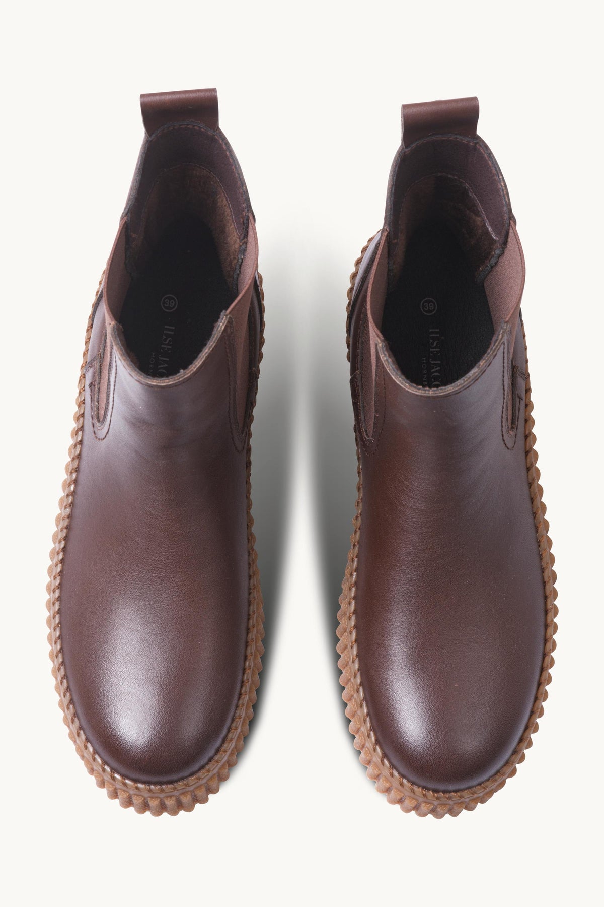Leather Chelsea Boots - Brown Clay
