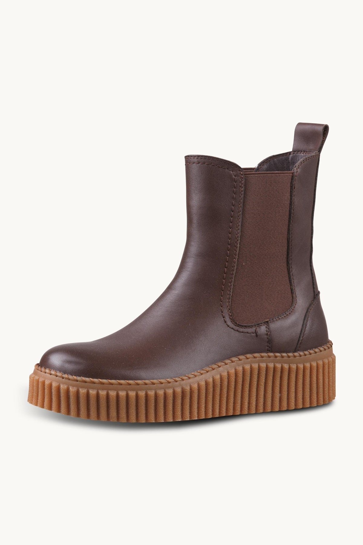 Leather Chelsea Boots - Brown Clay