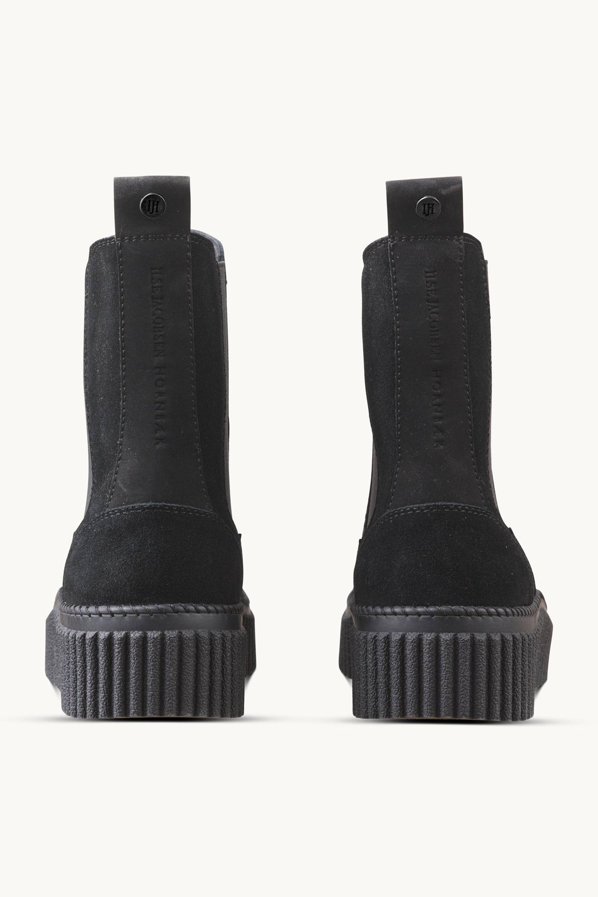 Suede Chelsea Boots - Black Black