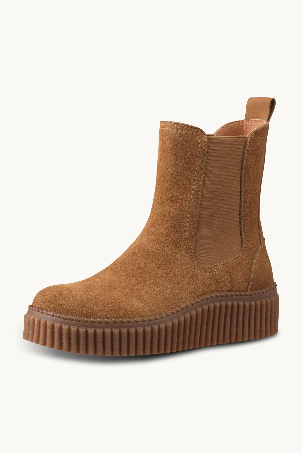 Suede Chelsea Boots - Cashew Clay