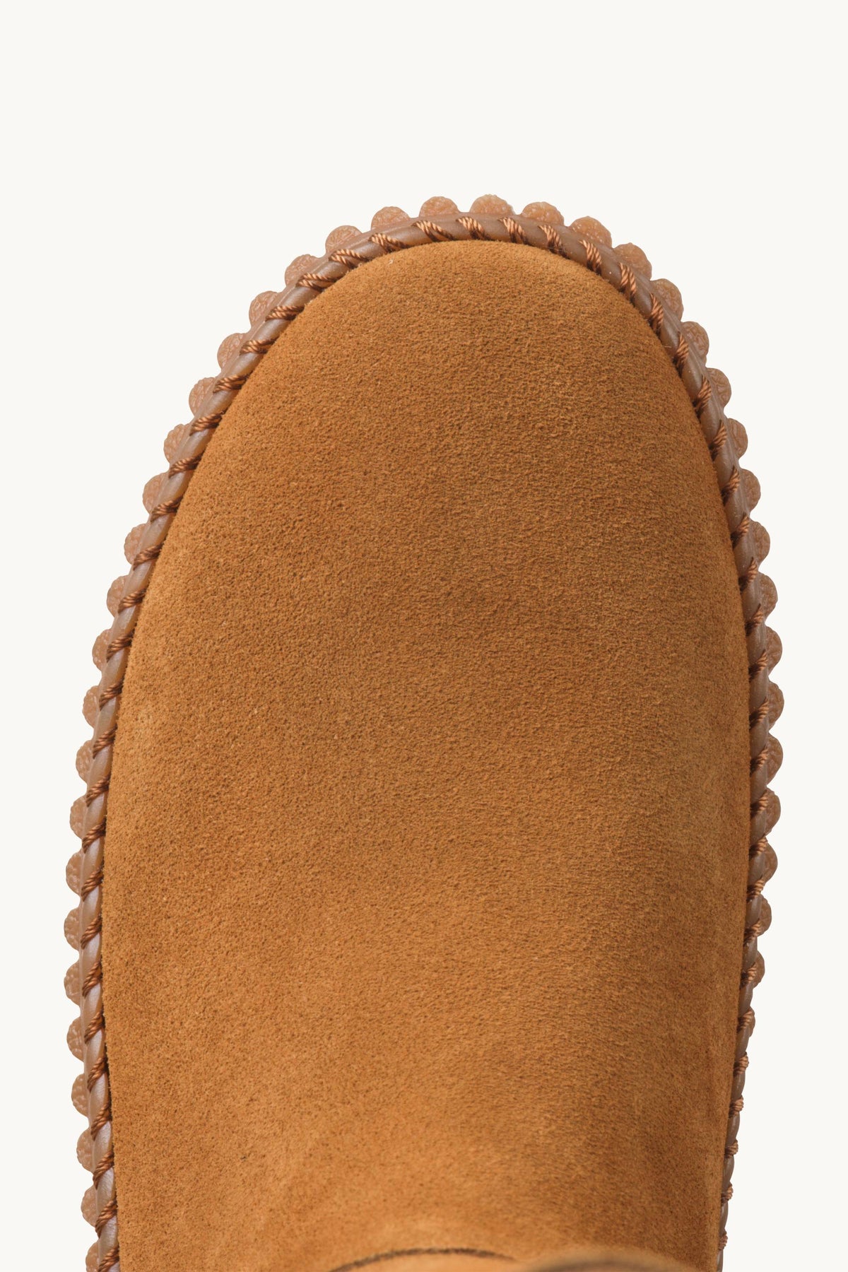 Tall Suede Chelsea Boots - Cashew Clay