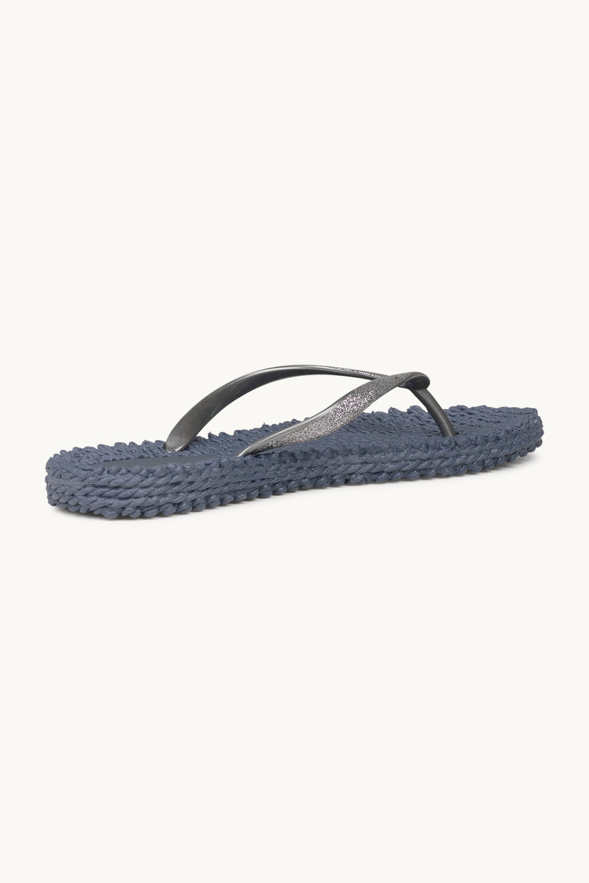Flip Flops with Glitter - Grey