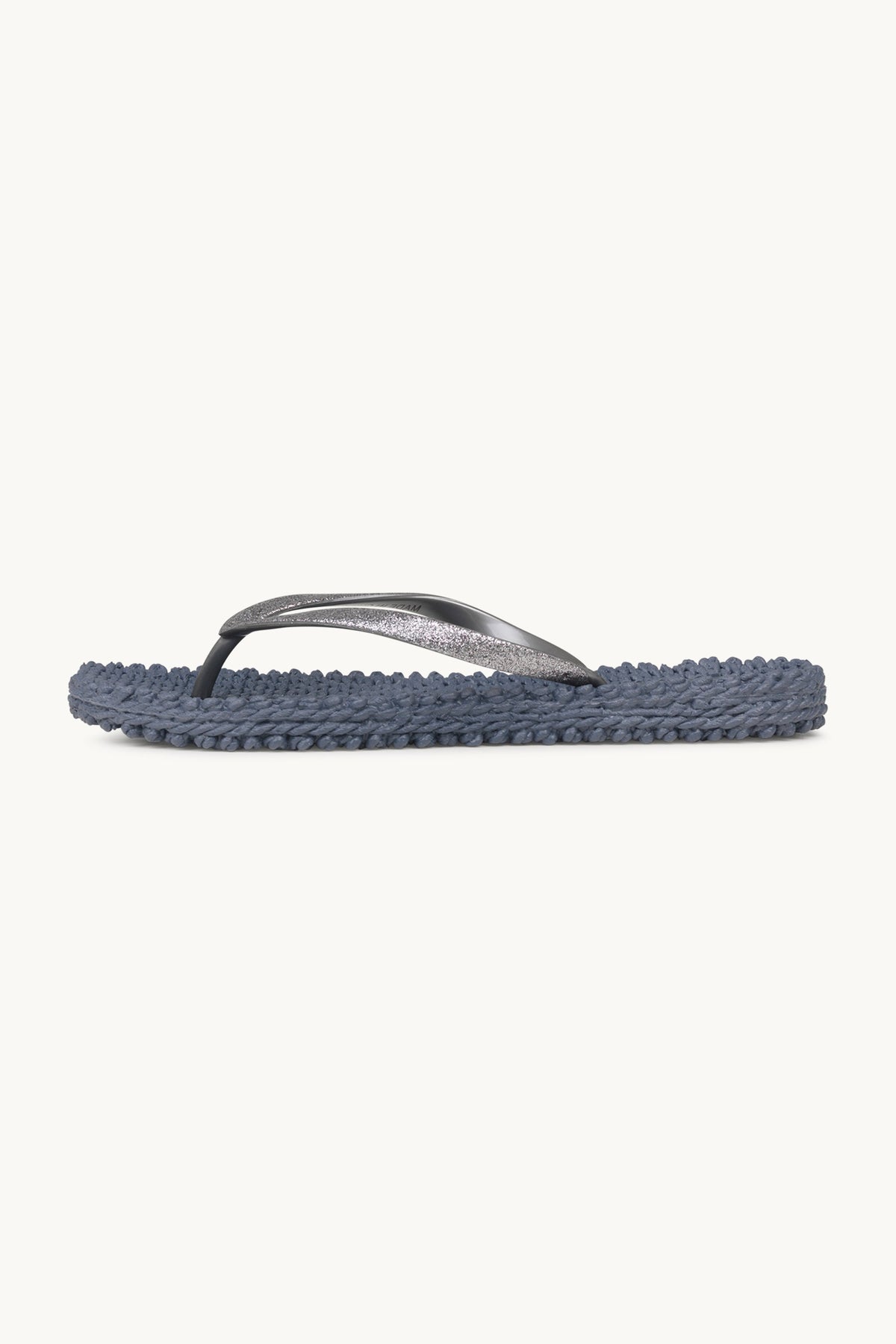 Flip Flops with Glitter - Grey