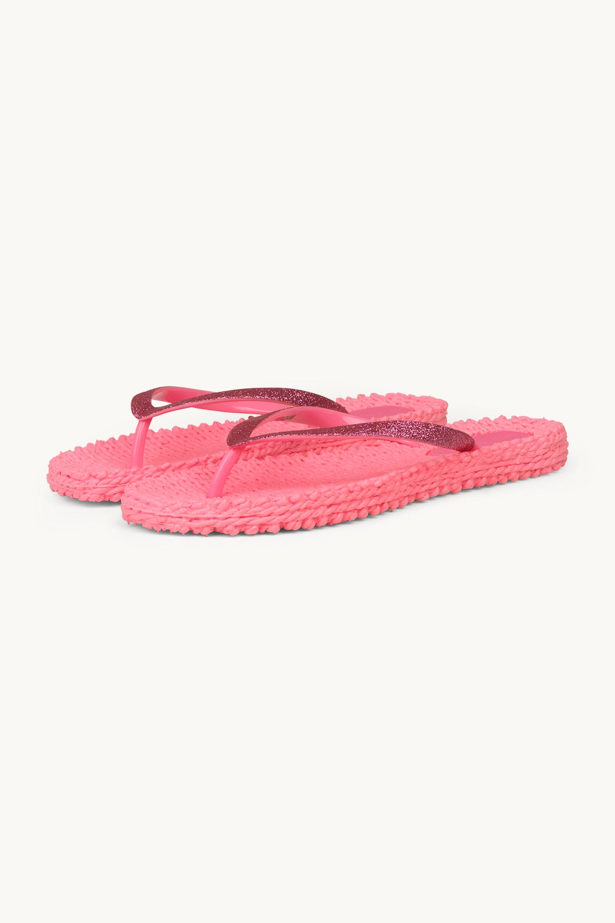 Flip Flops with Glitter - Pink