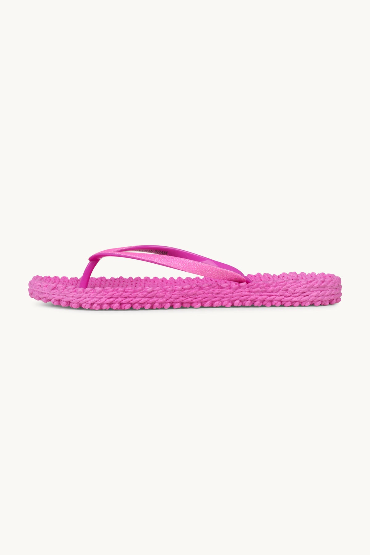 Flip Flops with Glitter - Azalea Pink