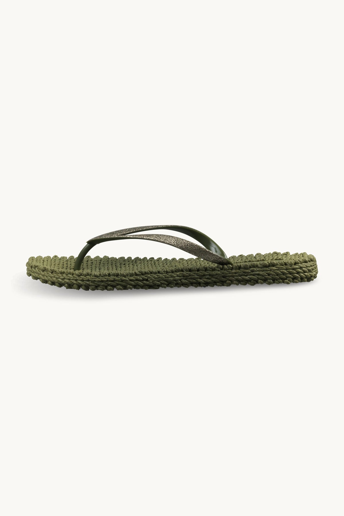 Flip Flops with Glitter - Sphagnum