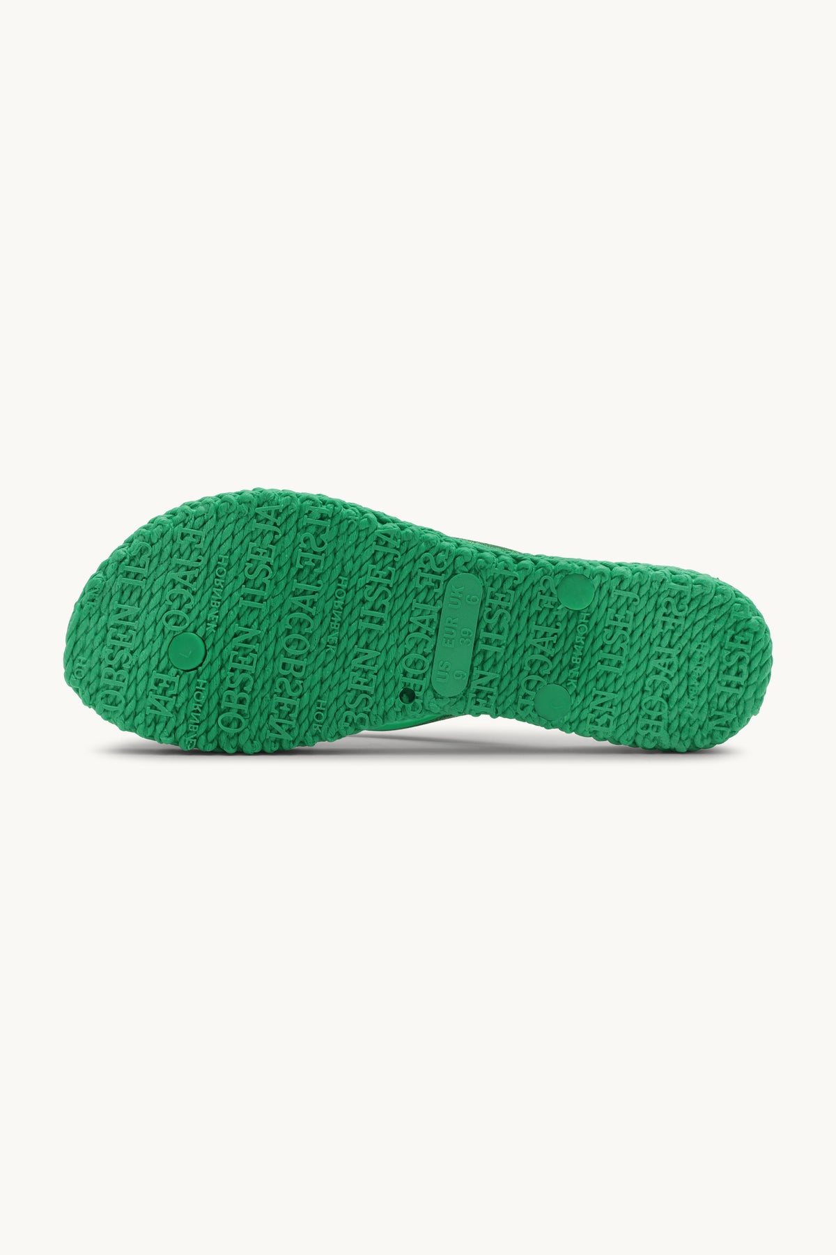 Flip Flops with Glitter - Fern Green