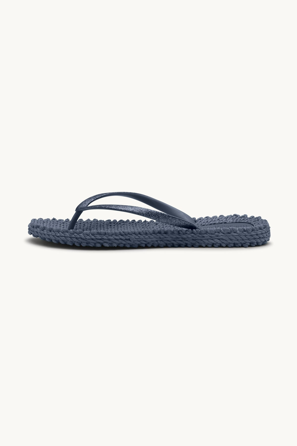 Flip Flops with Glitter - Indigo