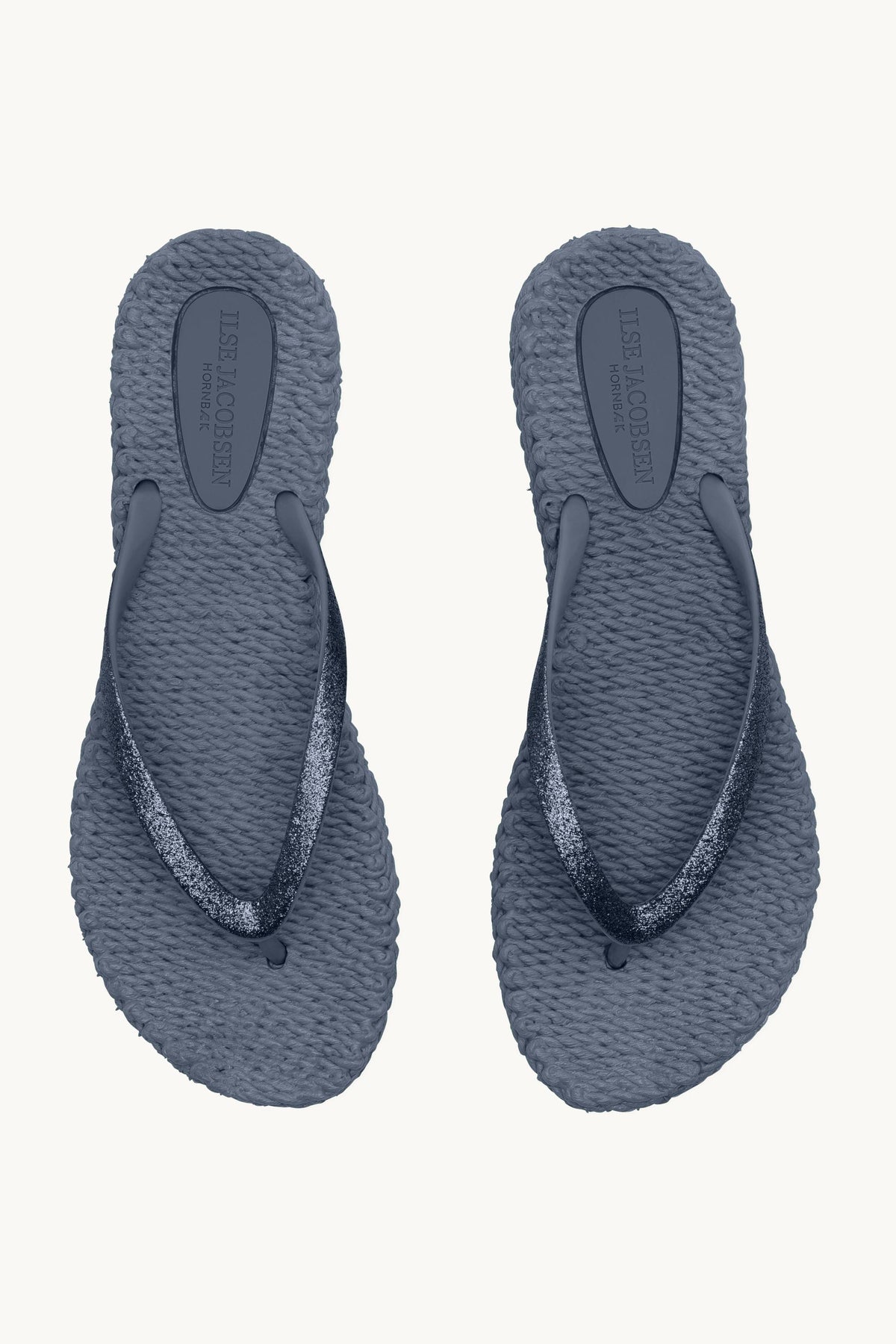 Flip Flops with Glitter - Indigo