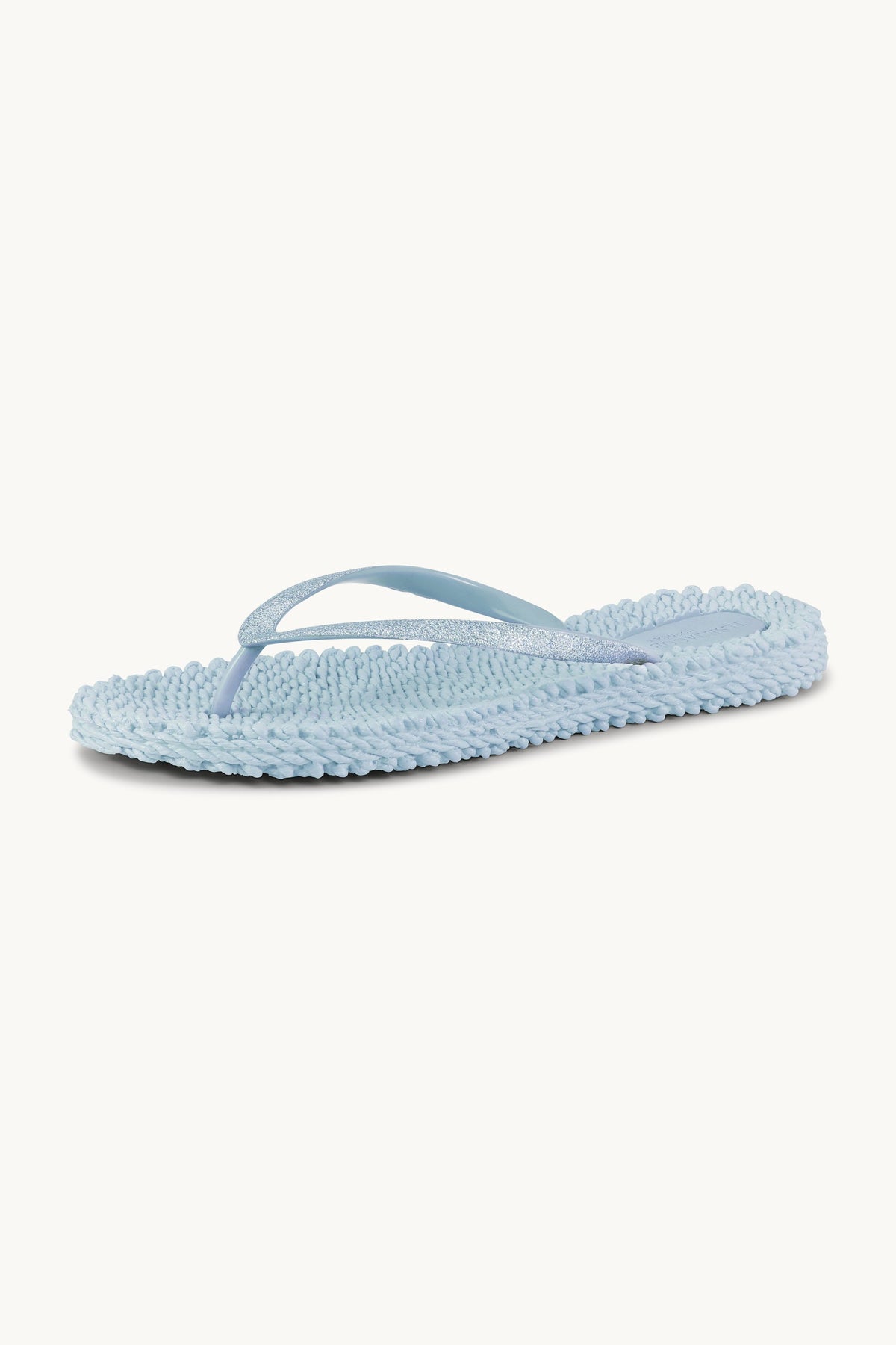 Flip Flops with Glitter - Blue Bell