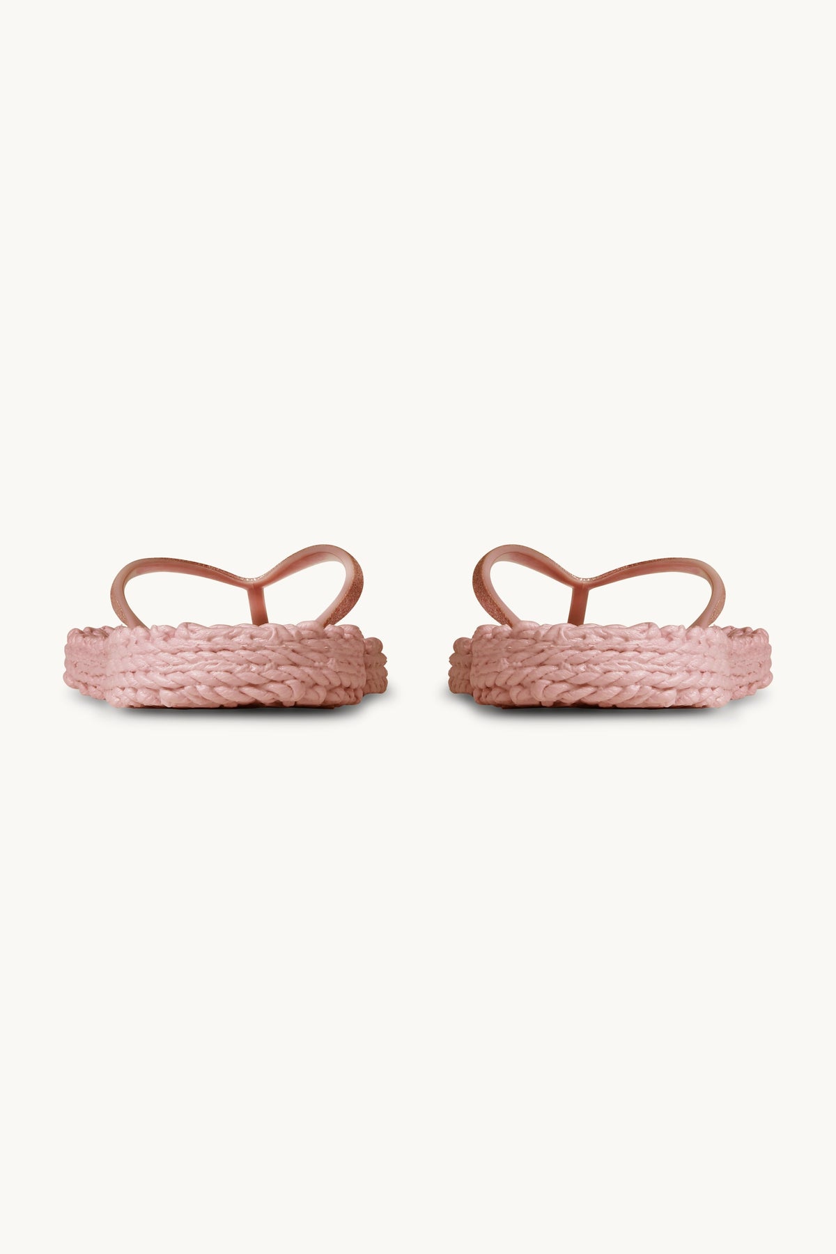 Flip Flops with Glitter - Misty Rose