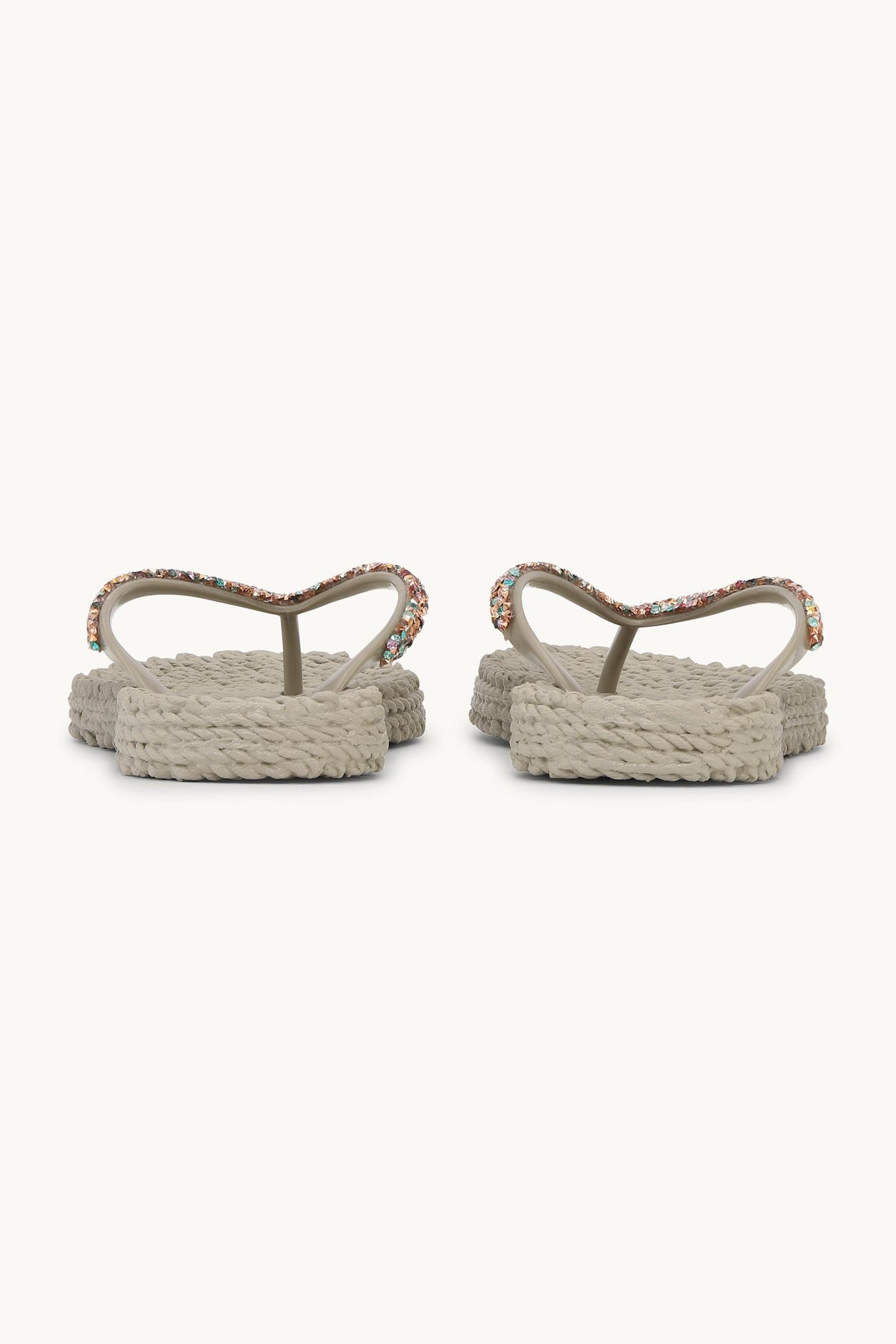 Flip-flops with Rhinestone-embellished Straps - Atmosphere
