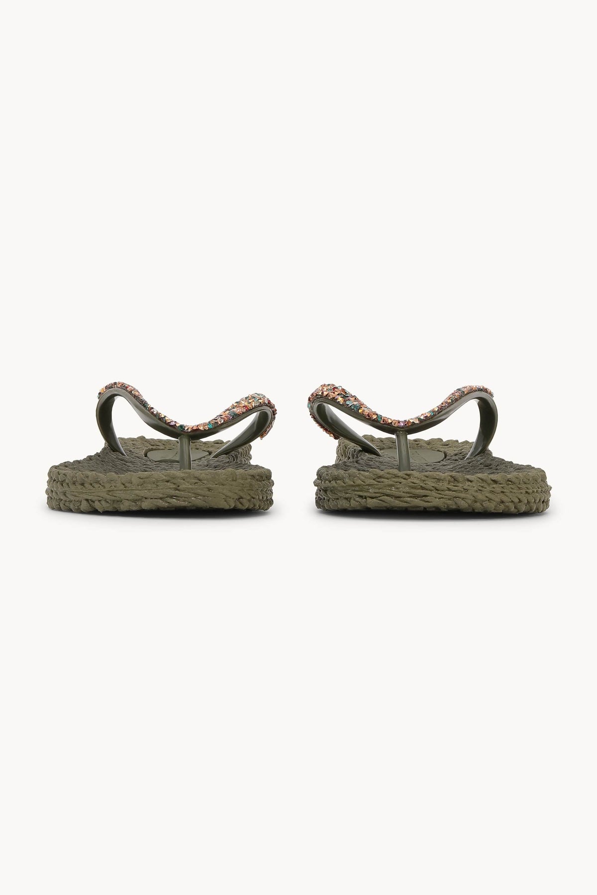 Flip Flops with Rhinestones - Army