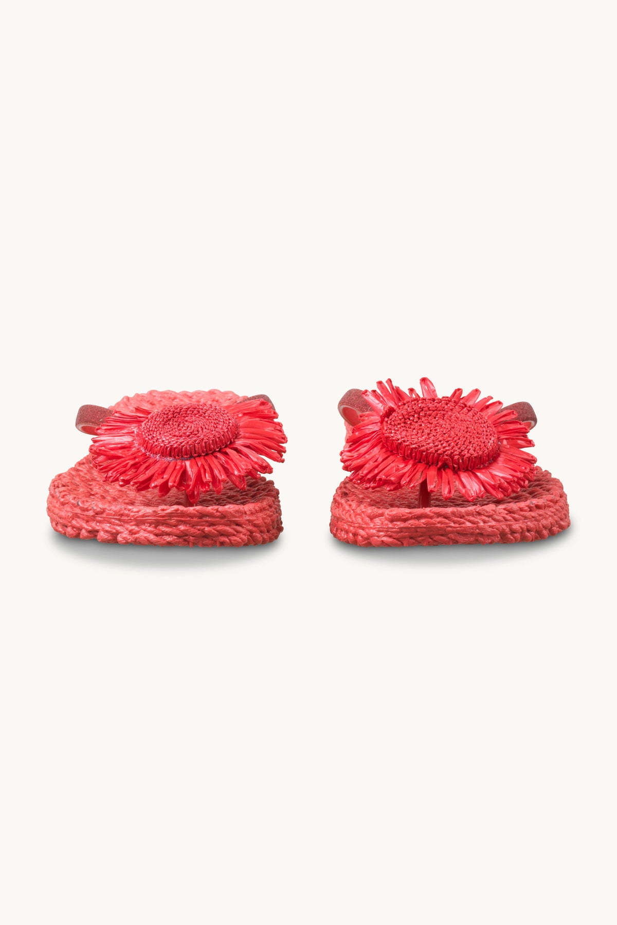 Flip Flops with Flower - Baked Apple