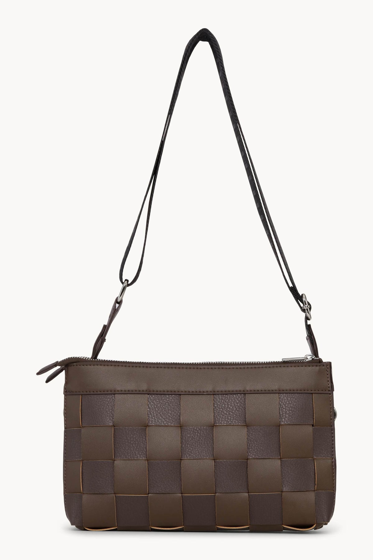 Braided Cross-Body - Chocolate Brown