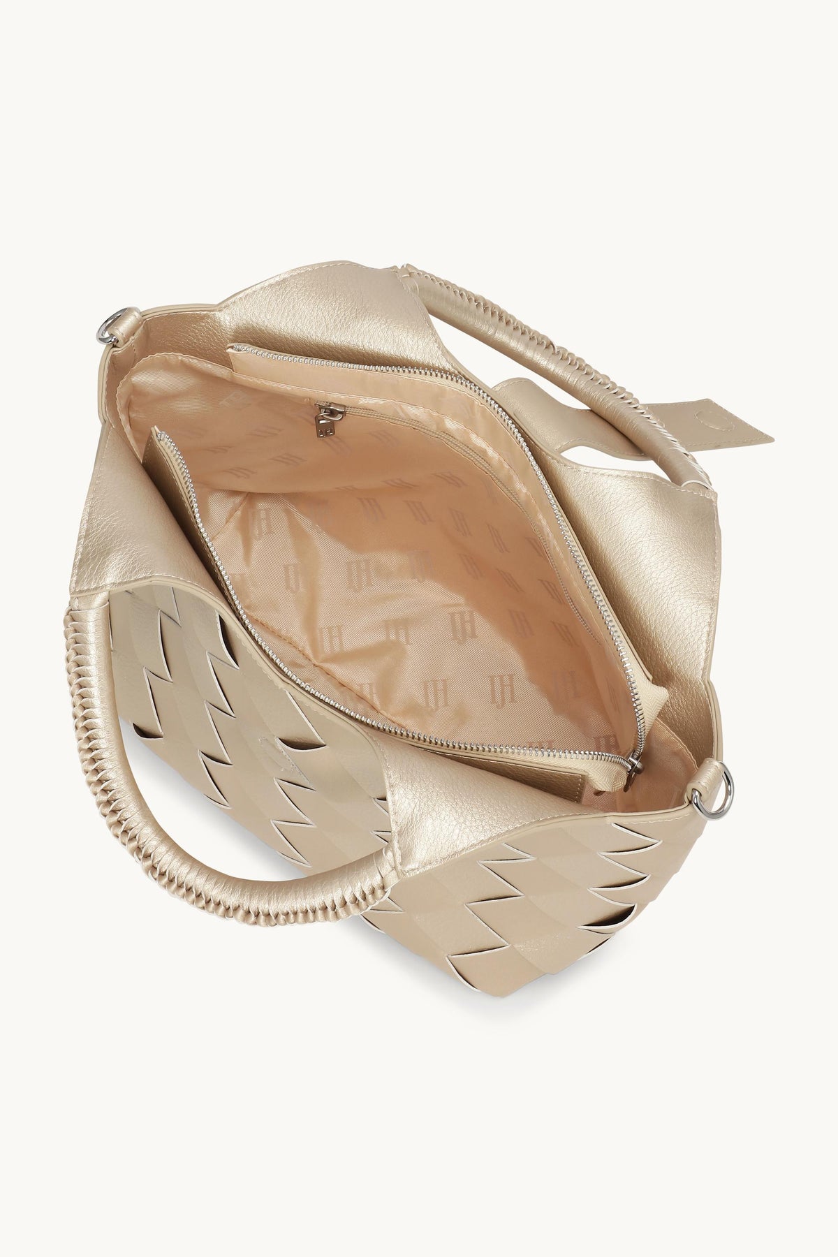 Braided Handbag - Platin