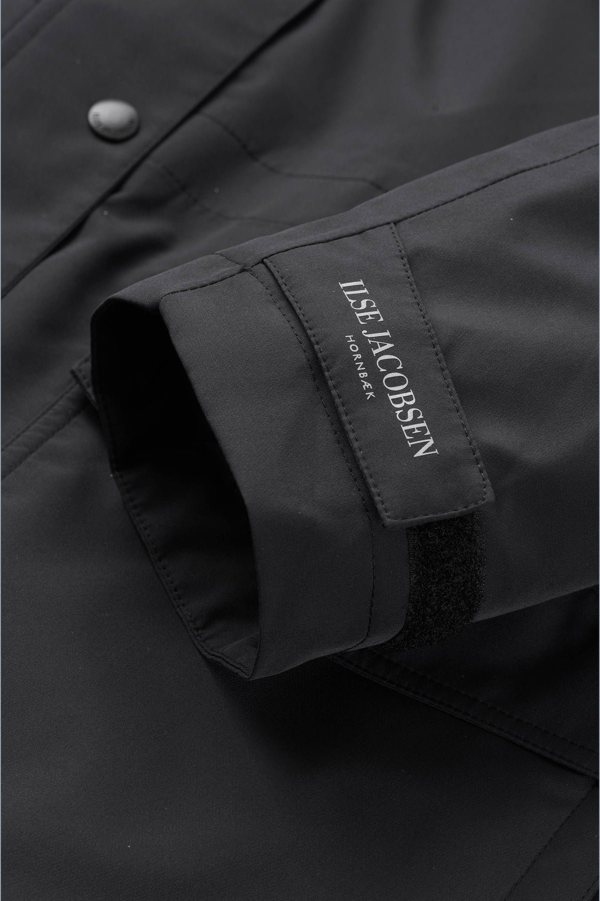 Padded Raincoat - Black