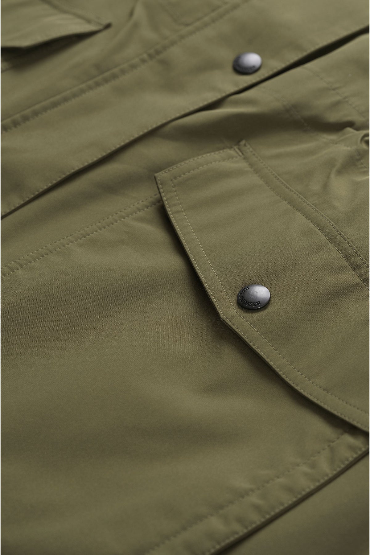 Padded Raincoat - Dark Olive
